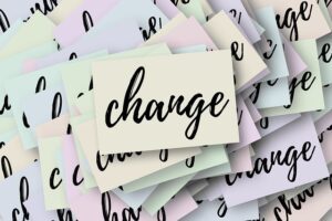 Change is a common fact of life. 