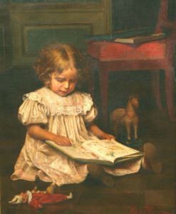 'Girl Reading' by Emil Brack