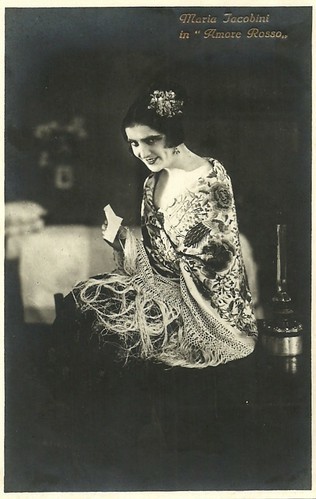 Maria Jacobini in Amore rosso