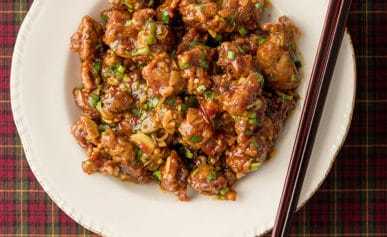 A plate of fish fragrant Sichuan pheasant