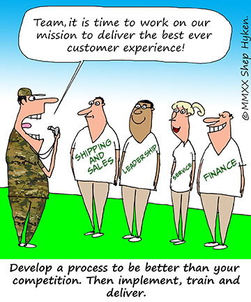 Military Sergeant Prepares Business Departments for Training