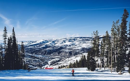 A skier on the slopes at Beaver Creek ski resort
