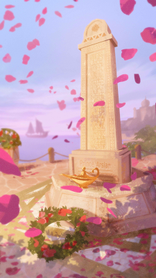 Monument to honor the Magic Lamp