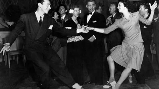 Swing dancers, 1940s