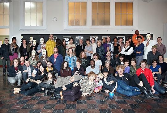 Group portrait of Greater New York artists at MoMA PS1, 2010