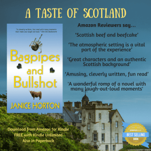 Bagpipes and Bullshot by Janice Horton
