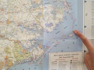 Image: Hatteras Island Map