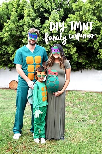 DIY Halloween TMNT Family Costume