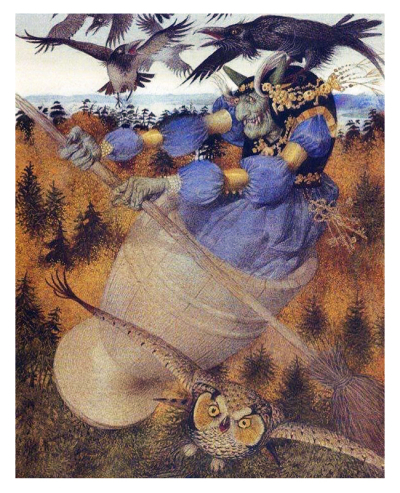 Baba Yaga by Gennady Spirin