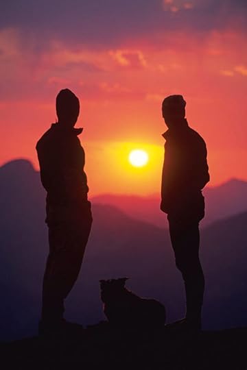 Two Men Watching Sunset Photograph by Kennan Harvey
