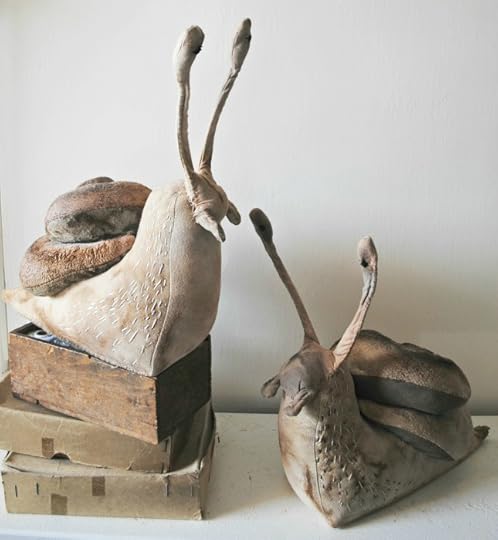 Soft Sculpture Snails by Mr Finch