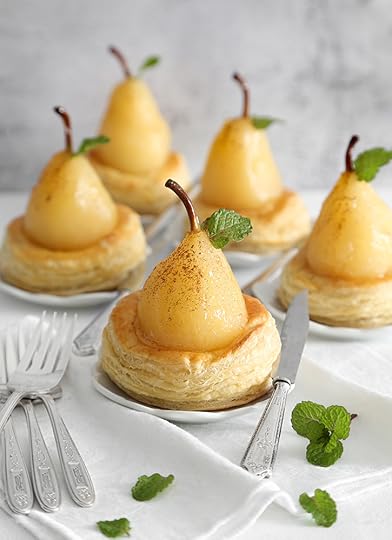 Poached Pear Vol au Vents
