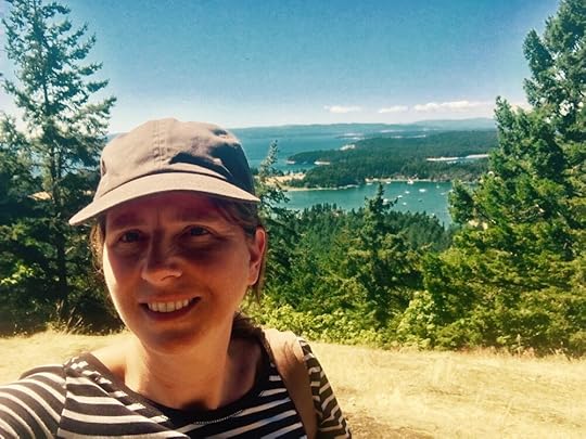 Emma doing research at San Juan Island