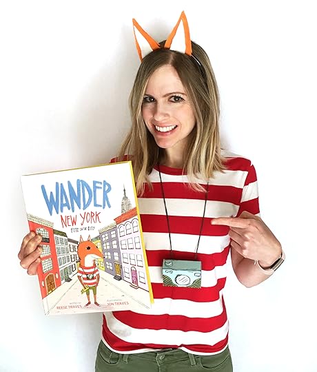 wander new york costume, children's picture book costume, fitz the fox costume, kids book and costume idea, diy world book day costume for kids and teachers, book week costume ideas, fox costume
