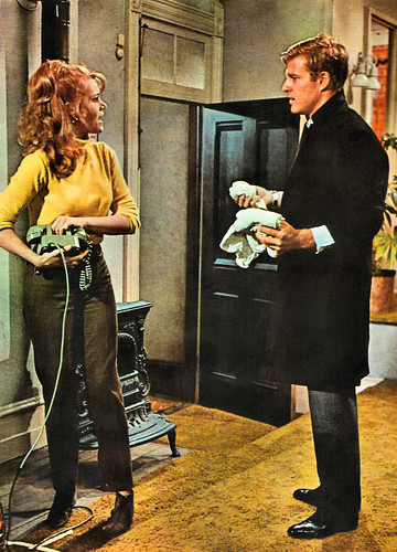 Jane Fonda and Robert Redford in Barefoot in the Park (1967)