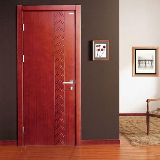 China Oppein Modern Red Wood Veneer Interior Door (MSPD39) - China Door, Interior Door