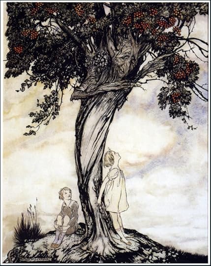 Hawthorn Tree by Arthur Rackham