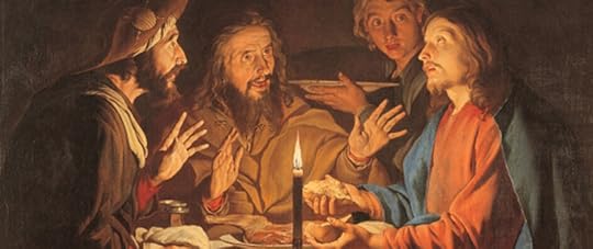 Cleopas and an unnamed disciple recognise Jesus.