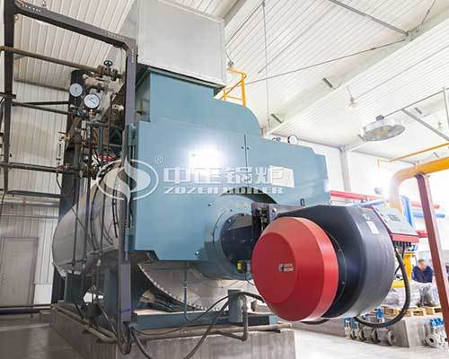 Natural gas steam boiler sales