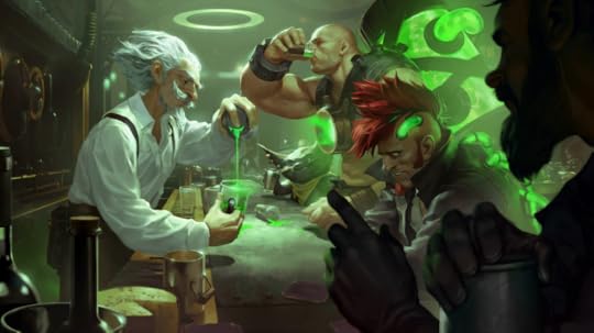 “Fill ya boots my old son! Never guess who was just in here n’all!“ Back Alley Barkeep by SIXMOREVODKA