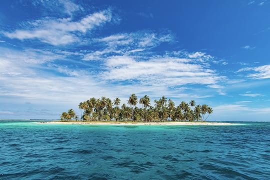 Dog Island is part of the San Blas Archipielago in Panama clear waters