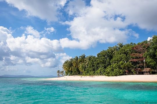 Clear waters of Linapacan Island in Palawan Philippines