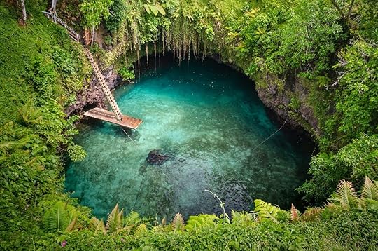To Sua Ocean Trench near Lotofaga village in Samoa