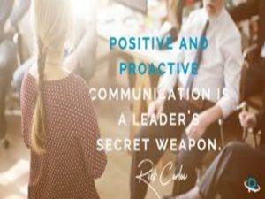 The Art of Communication is the Language of Leadership
