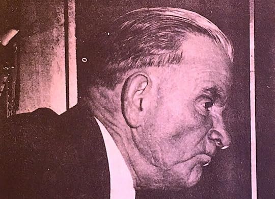 The real“Smelly” John Kelly, using his famous nose. COURTESY HARPER COLLINS