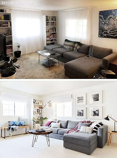 Emily Henderson Flash Makeover Reveal Side By Side 5
