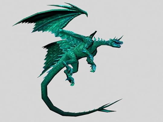 Beautiful Green Dragon Free 3d Model - .Max, .Vray - Open3dModel - 119455