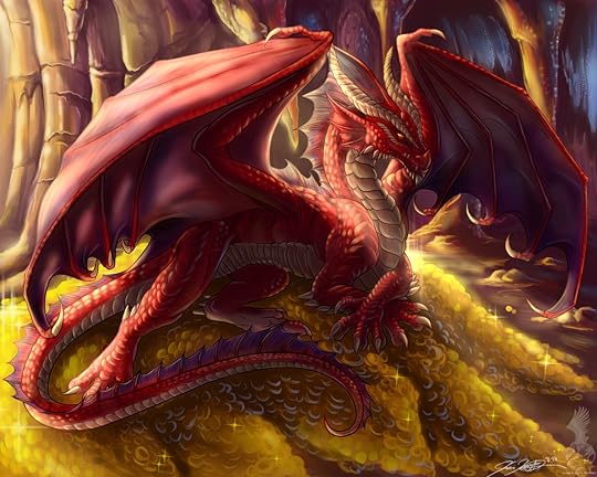 Red dragon by YamiGriffin on DeviantArt