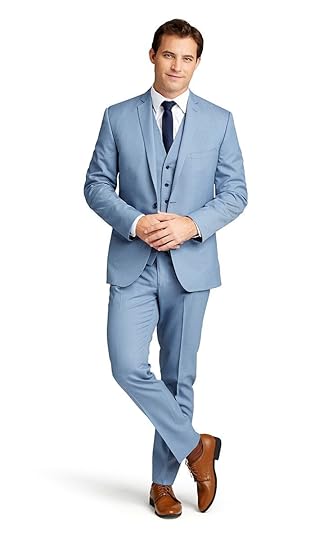 Light Blue Notch Lapel Suit | Friar Tux