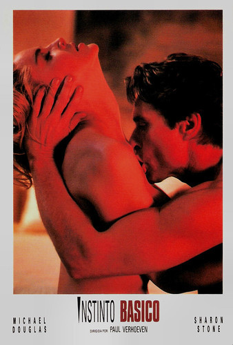 Michael Douglas and Sharon Stone in Basic Instinct (1992)