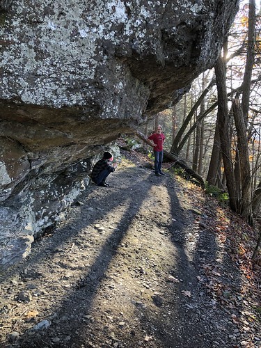 Sunderland caves-under the overhang