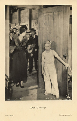 Jackie Cooper and Irene Rich in The Champ (1931)