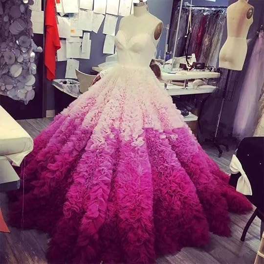 Eye Catching Gradient Colorful Prom Dresses Super Puffy Ball Gown Tiered Ruched Bridal Party Gowns Royal Long Evening Dress|color prom dresses|prom dressesgradient color prom dress - AliExpress