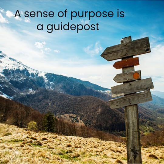 picture of guidepost in mountains. A servant authorship mindset guides decisions.