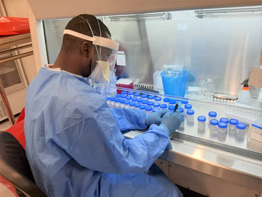 COVID 19 PCR testing in Ghana