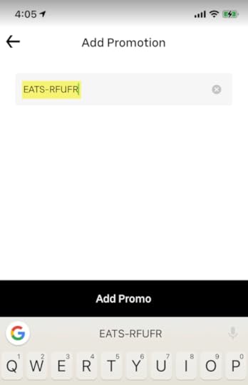 uber eats promo code