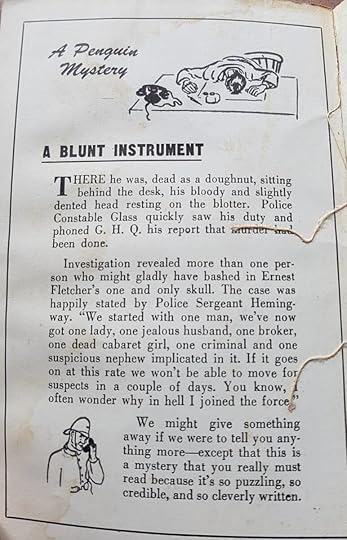 A Blunt Instrument Penguin Inside Flap