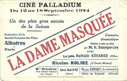 Nathalie Kovanko & Nicolas Koline in La dame masquée