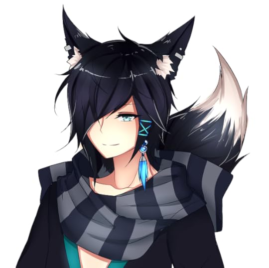 Image result for black anime fox