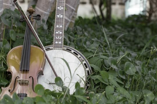 Bluegrass fiddle and banj0