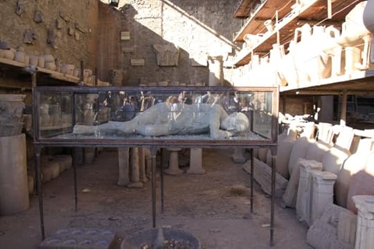 Victim of Vesuvius eruption, Pompeii