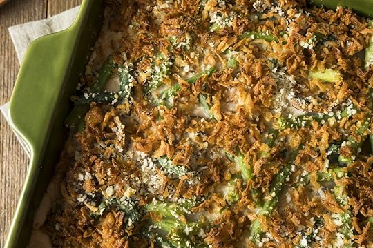 Homemade Green Bean Casserole with Fried Onions