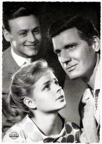 Paul Hubschmid, Sabine Sinjen and Helmut Lohner in Marili (1959)
