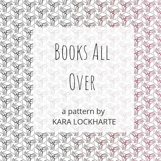 Books All Over fabric design
