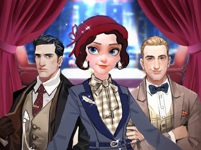 Elizabeth from Gotham Memoirs with her two love interests, Vittorio and Davis