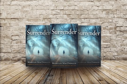 three paperback copies of Surrender